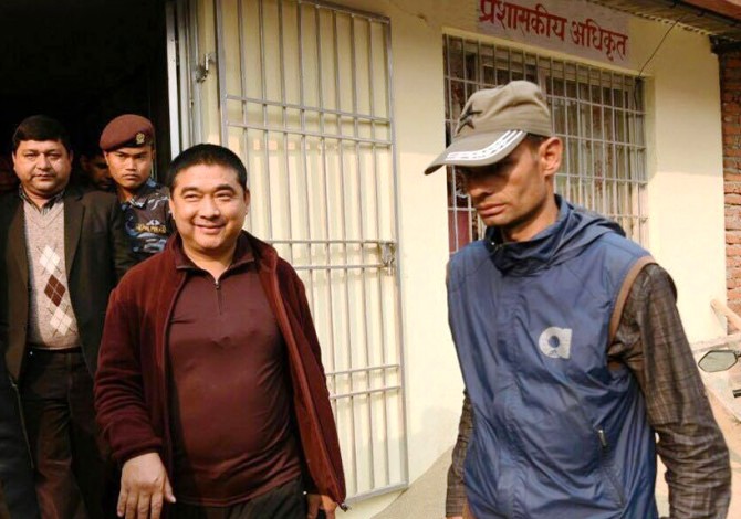 Larkyal Lama in Jail
