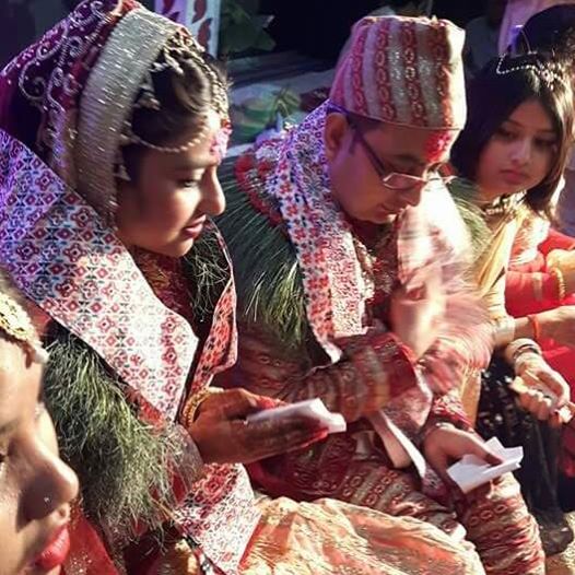 Banker Jwala Sharma married with Neharika Nepal