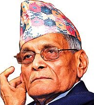 Former Prime Minister Dr. Tulshi Giri