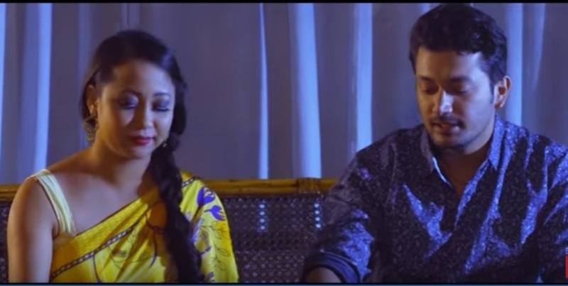 Actress Bipana Thapa & Actror Anil Thapa's acting in Aankha bat Music Video of DP Dahal