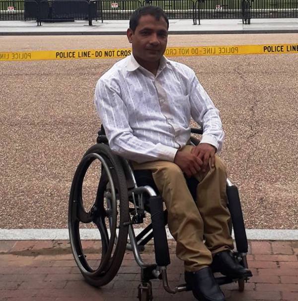 Mr. Krishna Gautam-Disable Human Right Worker of Nepal