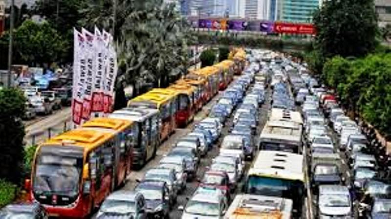 Indonesiya traffic jam