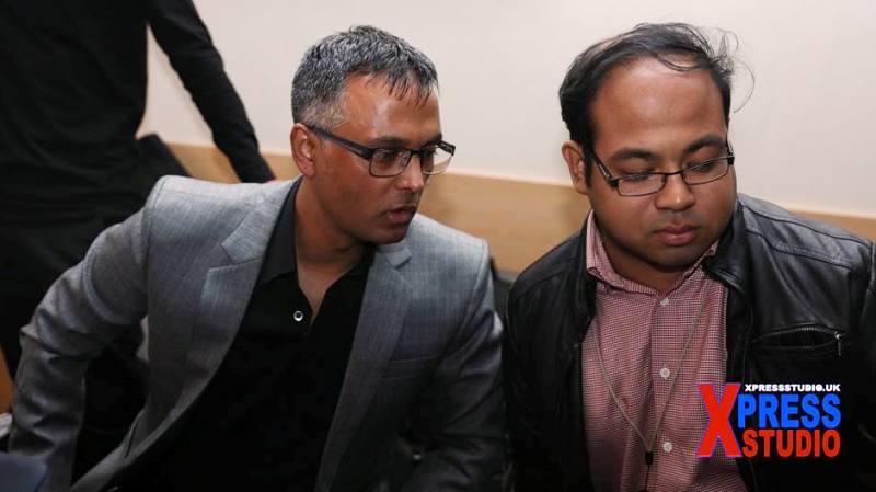 Pramod Sharma with Abhimanyu Bairag