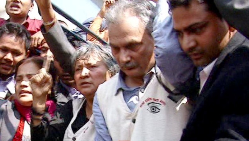 Dr. Baburam Bhattarai arrested.1