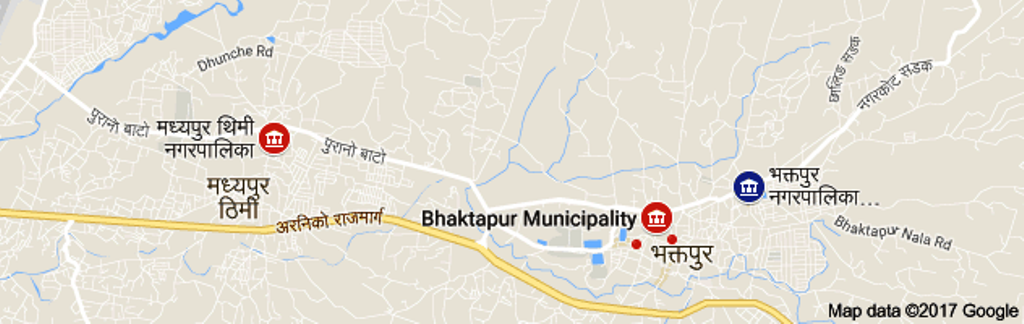 Bhaktapur Municipality Map