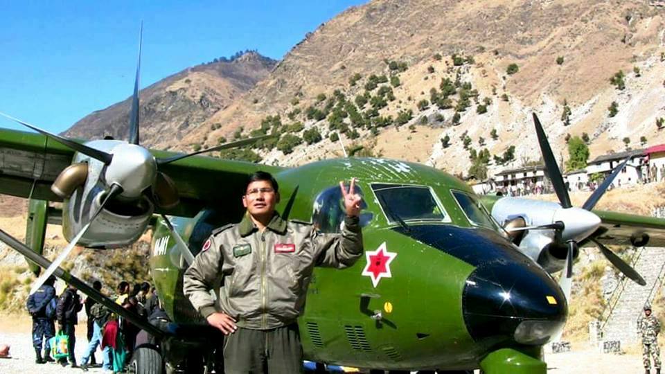Kailash Gurung Pilot of Nepal Army.