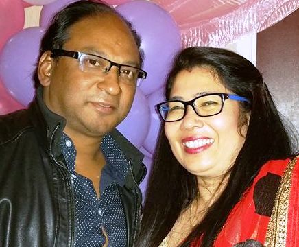 Sanam Kumar Bairag with Nani Bairag