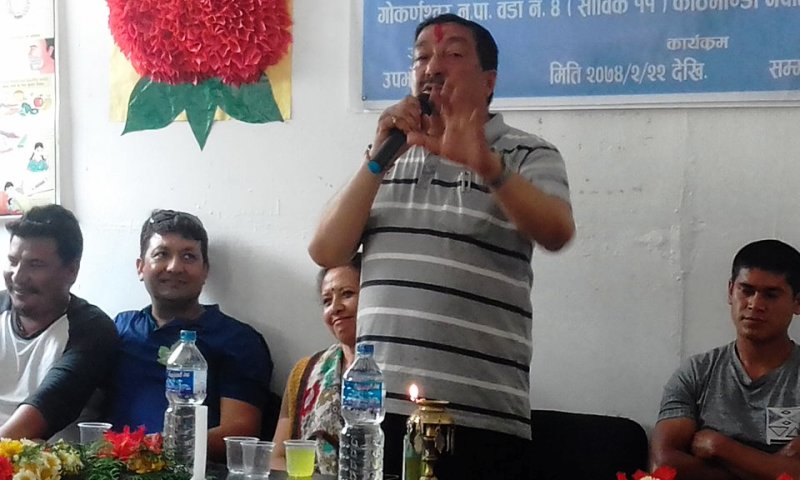 Santosh Chalise-Mayor of Gokarneswor Municipality