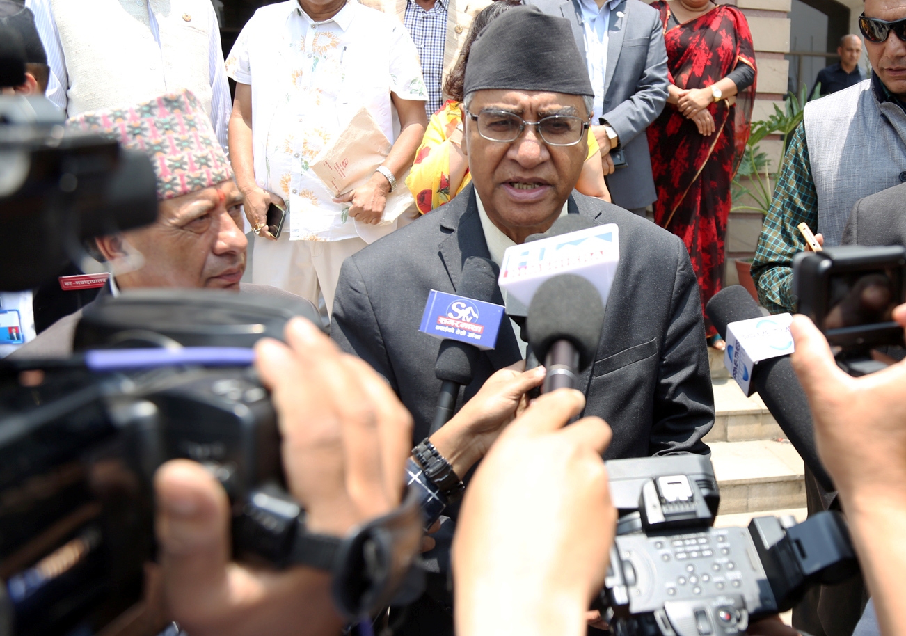 Mr.Sher Bahadur Deuba–Prime Minister of Nepal.