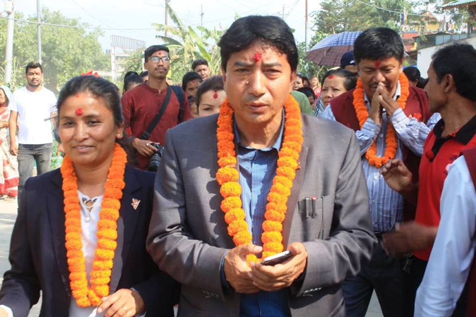 जननिर्वाचित वडा अध्यक्ष ईश्वरमान डंगोल
